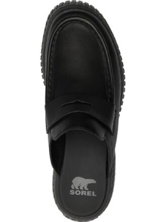 SOREL ONA AVE PENNY LOAFER MULES IN BLACK 9.5 - Picture 5 of 11